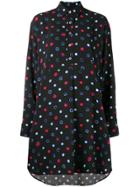 Ps By Paul Smith Circle Print Shirt Dress - Black