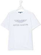 Aston Martin Kids - Logo Print T-shirt - Kids - Cotton - 16 Yrs, White