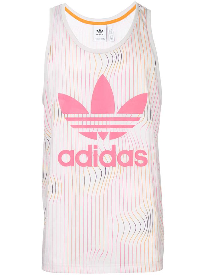 Adidas Logo Tank Top - Pink & Purple