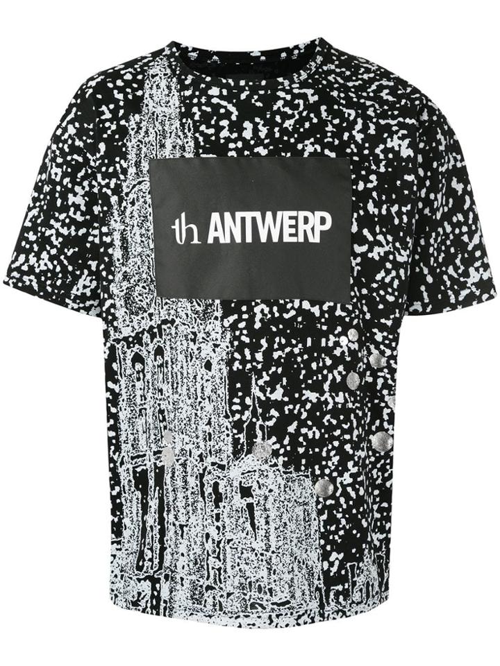 Th X Vier Antwerp Photo-effect Print T-shirt - Black