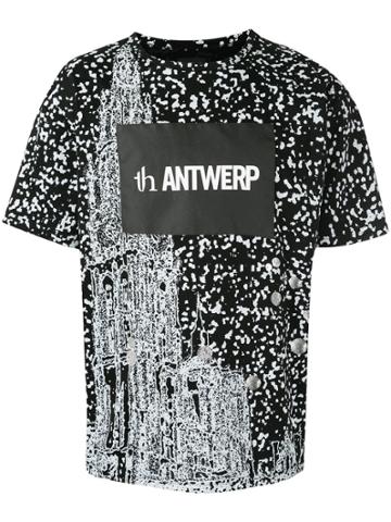 Th X Vier Antwerp Photo-effect Print T-shirt - Black
