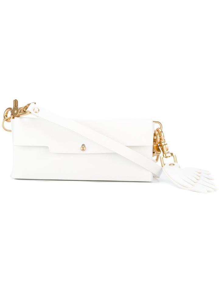 Envelope Crossbody Bag - Women - Cotton - One Size, White, Cotton, Niels Peeraer
