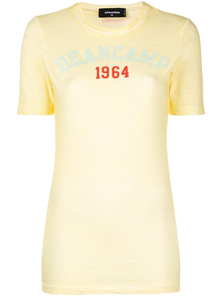 Dsquared2 Dean Camp T-shirt - Yellow