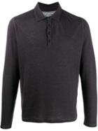 Majestic Filatures Polo-neck Sweater - Grey