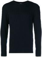 Paul & Shark Cable Knit Jumper - Blue