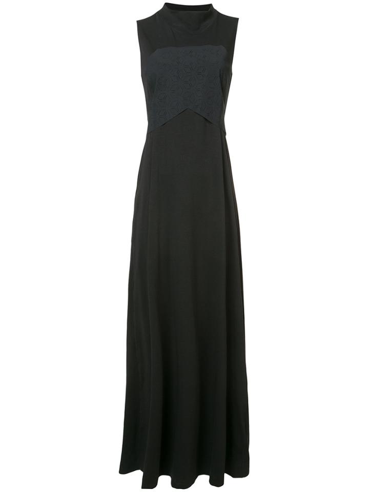 Y-3 Long Sleeveless Jersey Dress - Black