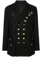 Yohji Yamamoto Military Blazer - Black