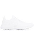 Apl Textured Lace-up Sneakers - White