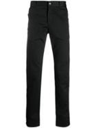 Balmain Zipped Slim-fit Jeans - Black