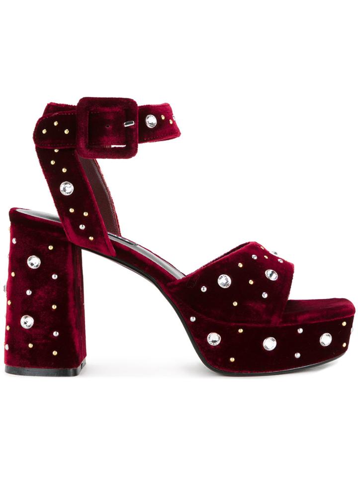 Senso Idris Sandals - Red