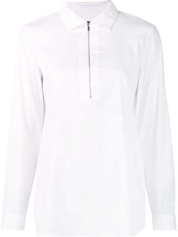 Lafayette 148 Zip Up Blouse