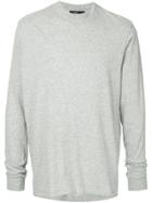 Bassike Wide Rib Neck T-shirt - Grey