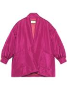 Gucci Shawl Collar Bomber Jacket - Pink