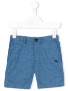 Burberry Kids - Tristen Shorts - Kids - Cotton - 6 Yrs, Blue