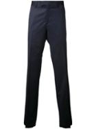 Cerruti 1881 Tailored Trousers, Men's, Size: 52, Blue, Lambs Wool