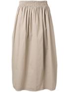 Fabiana Filippi Flared Midi Skirt - Neutrals