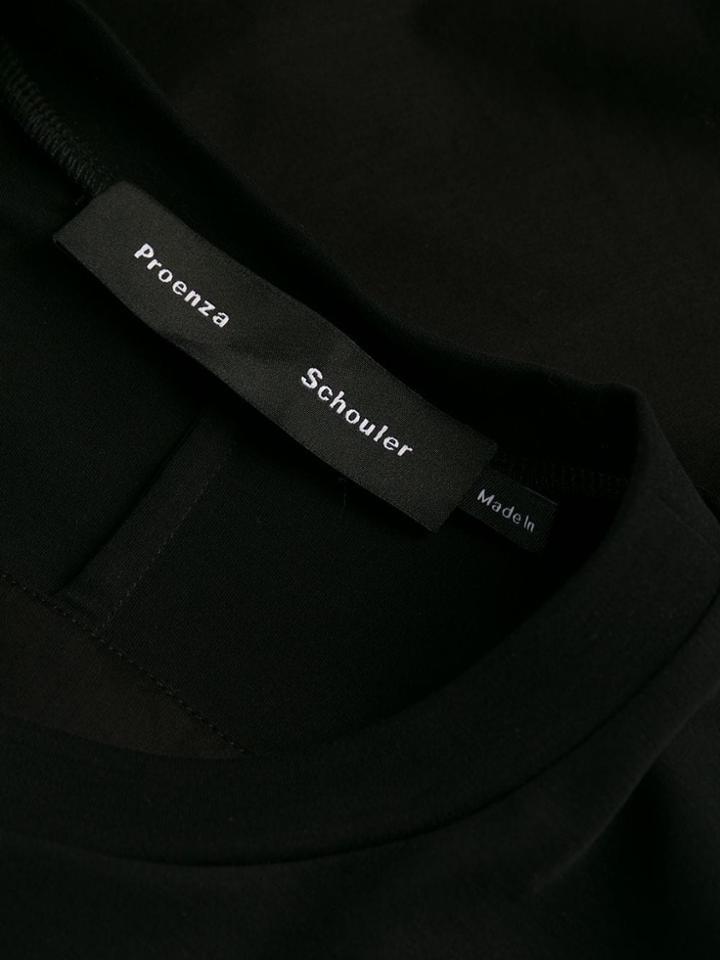 Proenza Schouler Panelled Long-sleeve T-shirt - Black