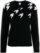 Comme Des Garçons Noir Kei Ninomiya Two-tone Geometric Patchwork Top -
