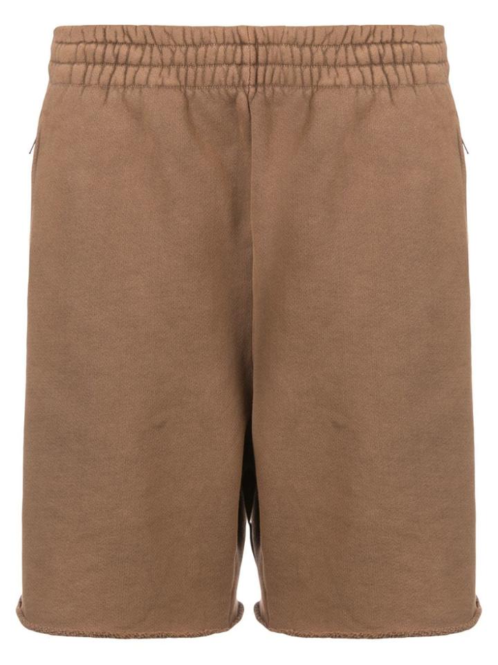 Yeezy Boxy Distressed Shorts - Brown