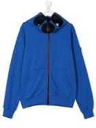 Ai Riders On The Storm Kids Teen Contrast Hoodie - Blue