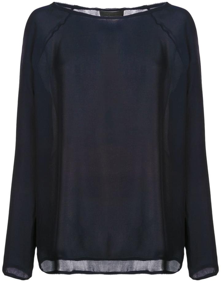 Nili Lotan Nili Lotan 00562w30 Dark Navy Artificial->acetate - Blue