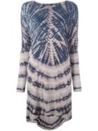 Raquel Allegra Oversized Tie-dye Print Dress