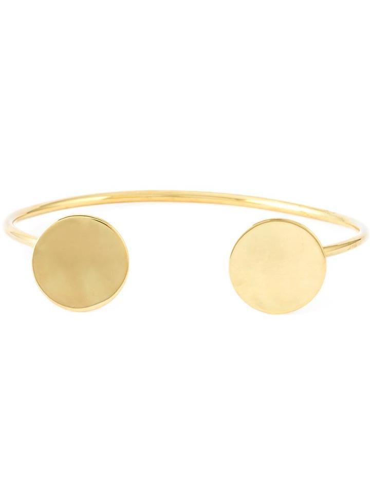 Carven Round Detail Cuff, Women's, Metallic