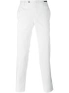 Pt01 Slim Fit Trousers, Men's, Size: 56, White, Cotton/spandex/elastane
