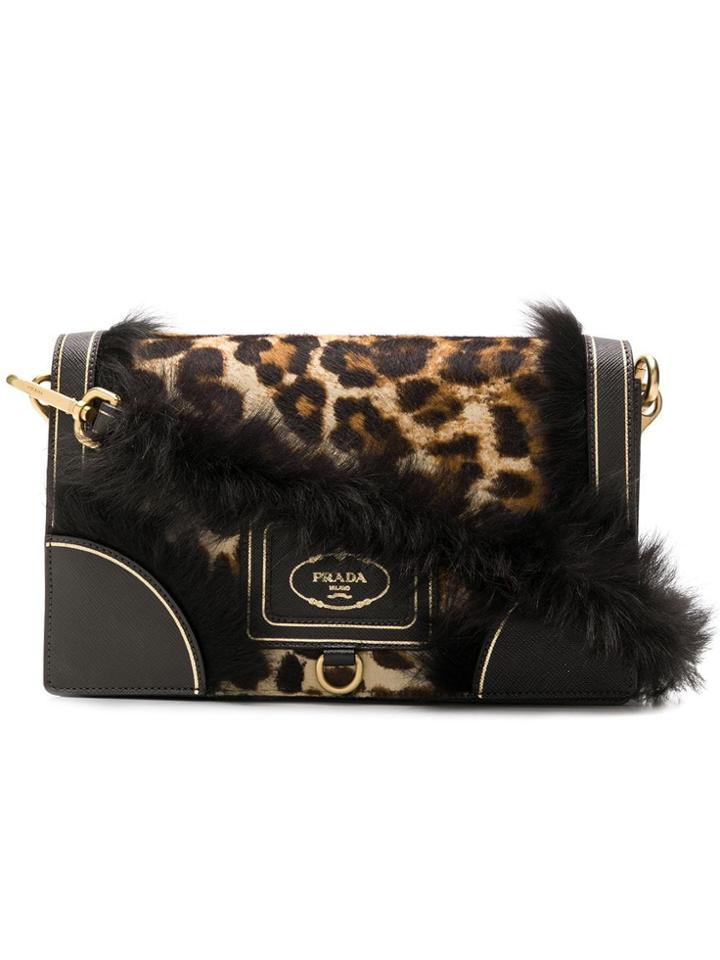 Prada Vintage 1990's Prada Calf Hair Bag - Brown