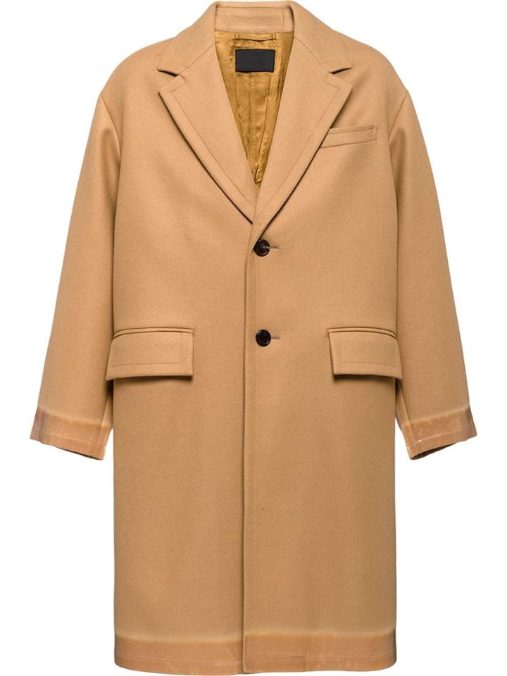 Prada Wool Coat - Neutrals