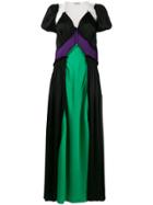Attico Carlotta Colour-block Maxi Dress - Multicolour