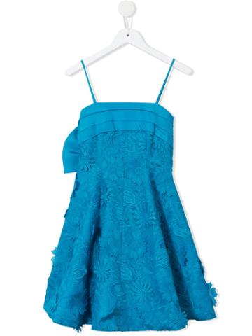 Little Bambah - Appliqué Dress - Kids - Silk - 10 Yrs, Blue