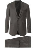 Canali Classic Drop 6 Pinstripe Suit - Grey