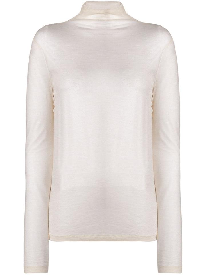 Semicouture Turtleneck Jumper - Neutrals
