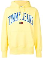 Tommy Jeans Logo Hooded Sweatshirt - Yellow