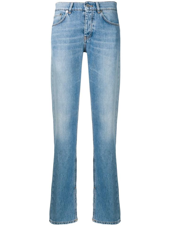 Ganni Straight Leg Jeans - Blue