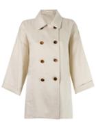 Andrea Marques Parka Coat, Women's, Size: 40, Nude/neutrals, Linen/flax