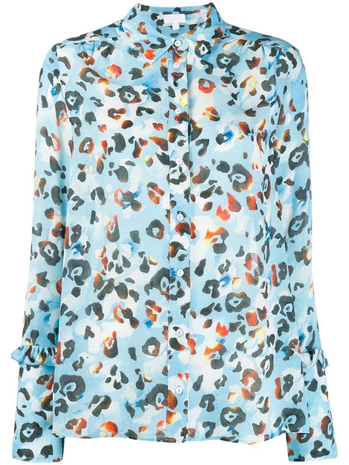 Lala Berlin Abstract Print Shirt - Blue