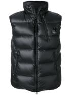 Cp Company Zip Pocket Padded Gilet - Black