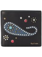 Paul Smith Studded Patterned Wallet - Black