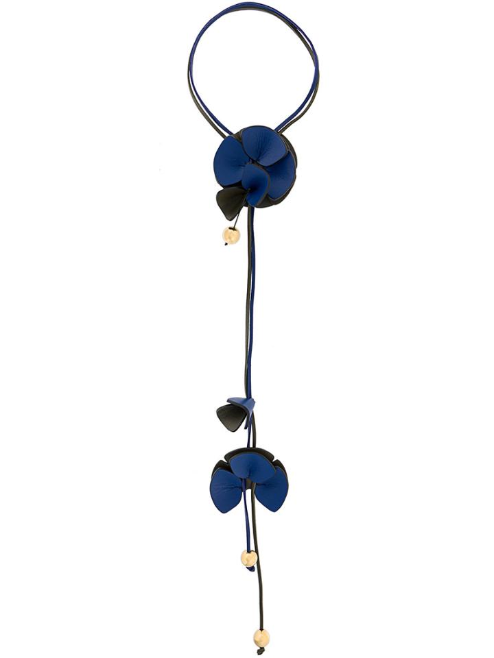 Marni Petal Necklace - Blue
