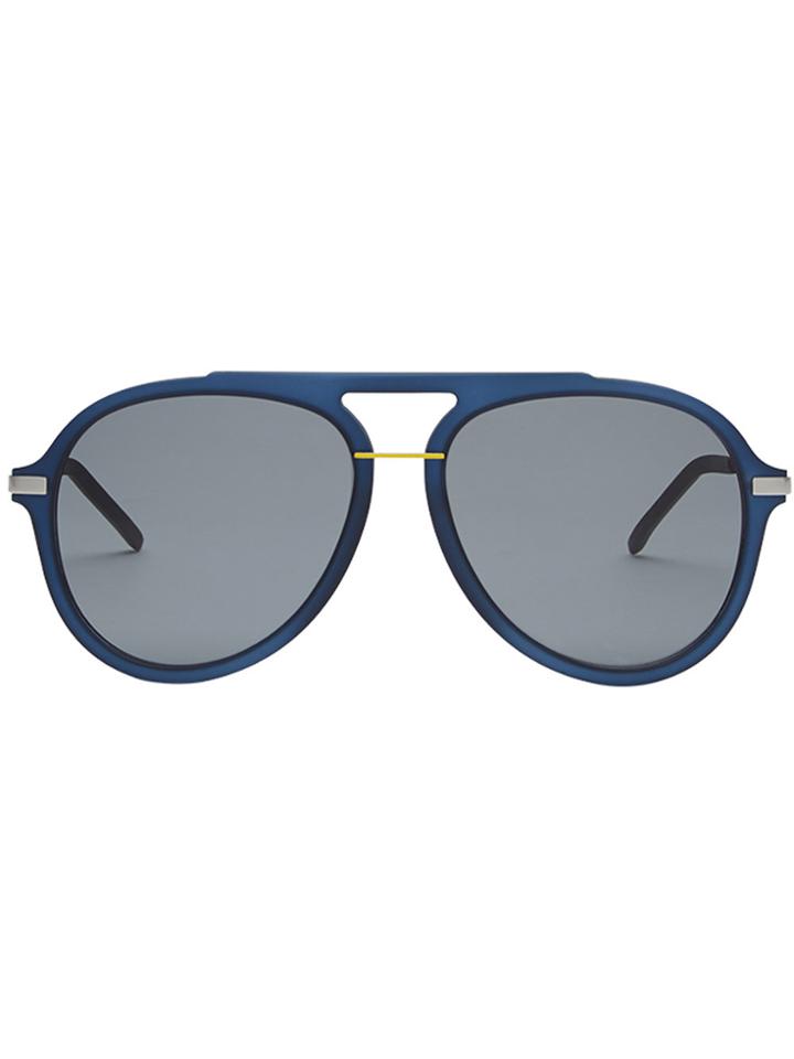 Fendi Eyewear Fantastic Aviator Sunglasses - Blue