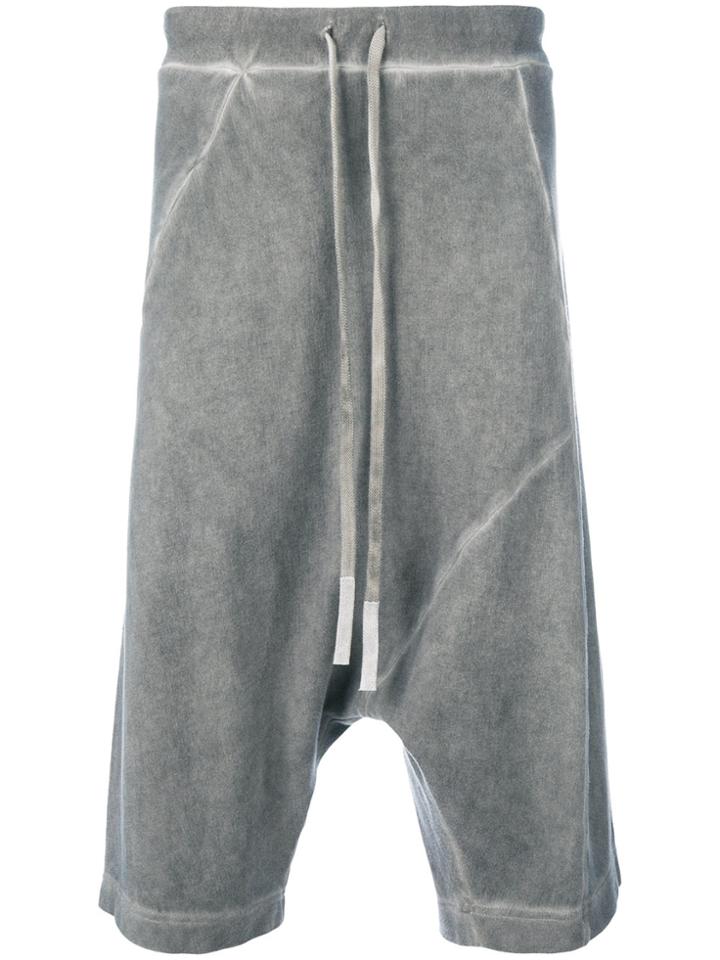 Lost & Found Ria Dunn Dropped Crotch Shorts - Grey