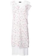 R13 Rose Print Dress - White