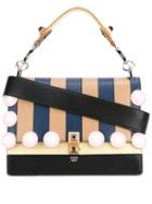 Fendi - Geo Panel Tote - Women - Leather/metal (grey) - One Size, Women's, Leather/metal