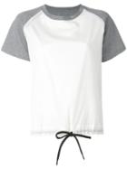 Sàpopa Bicolour T-shirt, Women's, Size: Xs, Grey