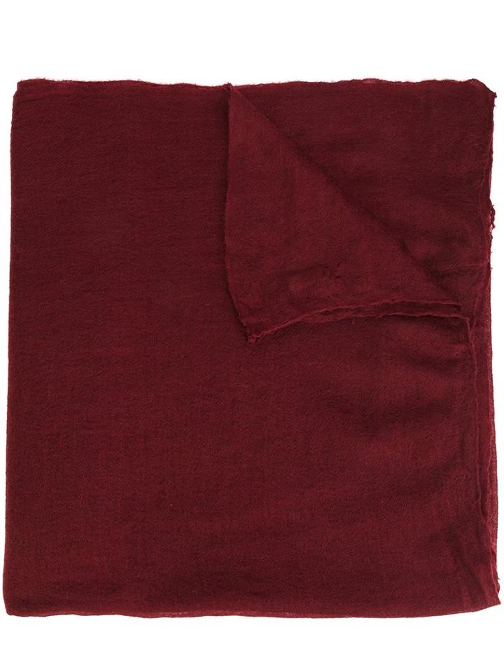 Denis Colomb 'toosh' Feutre Shawl, Adult Unisex, Red, Cashmere