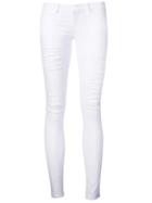 Frame Denim 'le Color' Skinny Jeans, Women's, Size: 25, White, Cotton/polyester/spandex/elastane
