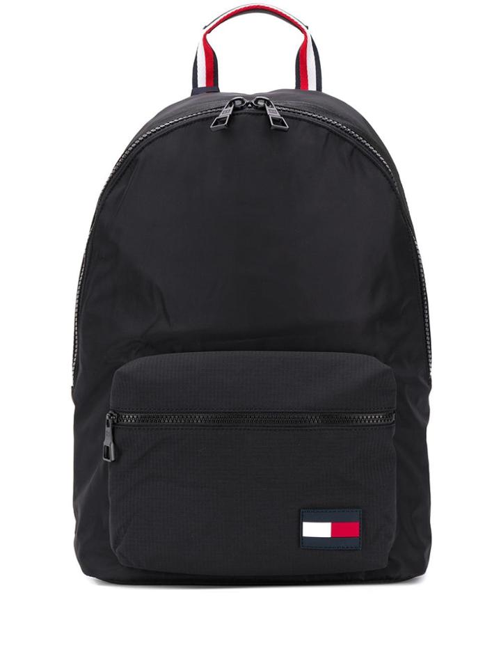 Tommy Hilfiger Contrast Logo Backpack - Black