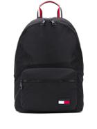 Tommy Hilfiger Contrast Logo Backpack - Black